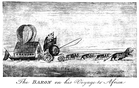 The Baron on his Voyage to Africa